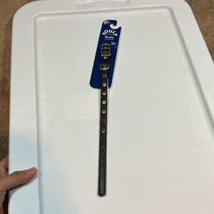 Small dog collar colored stones